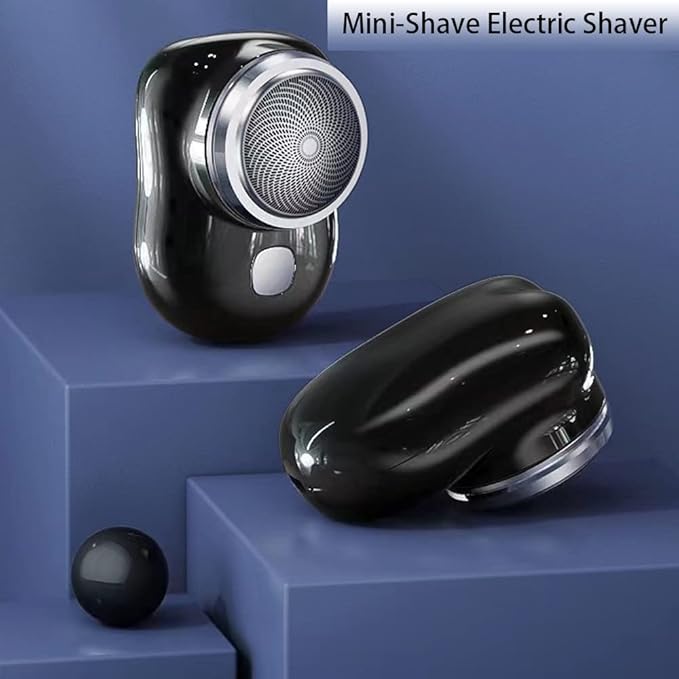 Mini-Shave Portable Electric Shaver, Mini Electric Razor Shavers for Men