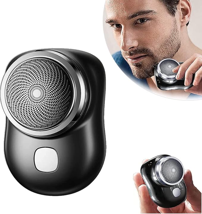 Mini-Shave Portable Electric Shaver, Mini Electric Razor Shavers for Men