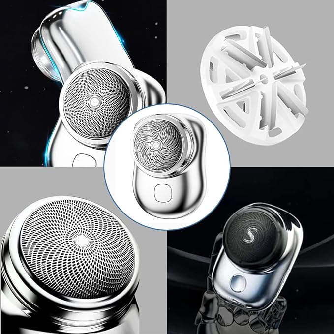 Mini-Shave Portable Electric Shaver, Mini Electric Razor Shavers for Men